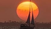 Sunset sail perfection!